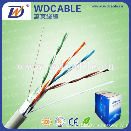 telecommunication CCA/BC/CCC 300m/305m ftp cat6 lan cable